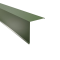 Pultabschluss Typ 4 | 90° | SONDERKANTTEIL | Stahl 0,50 mm | 25 µm Polyester | RAL 6011 Resedagrün #1