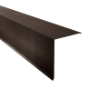 Pultabschluss Typ 4 | 90° | SONDERKANTTEIL | Stahl 0,50 mm | 35 µm Mattpolyester | 32 Dunkelbraun #1