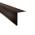 Pultabschluss Typ 5 | 85° | SONDERKANTTEIL | Stahl 0,50 mm | 35 µm Mattpolyester | 32 Dunkelbraun #1