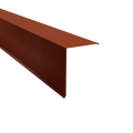 Pultabschluss Typ 5 | 85° | SONDERKANTTEIL | Stahl 0,50 mm | 35 µm Mattpolyester | 75 Ziegelrot #1