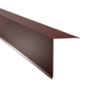 Pultabschluss Typ 6 | 80° | SONDERKANTTEIL | Stahl 0,50 mm | 25 µm Polyester | RAL 3005 Weinrot #1