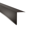Pultabschluss Typ 6 | 80° | SONDERKANTTEIL | Stahl 0,63 mm | 25 µm Polyester | RAL 8017 Schokoladenbraun #1