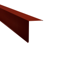 Pultabschluss Typ 6 | 80° | SONDERKANTTEIL | Stahl 0,50 mm | 35 µm Mattpolyester | 29 Rot #1