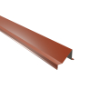 Schneefangblech als Prallblech | SONDERKANTTEIL | Stahl 0,63 mm | 25 µm Polyester | RAL 8004 Kupferbraun #1