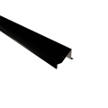 Schneefangblech als Prallblech | SONDERKANTTEIL | Stahl 0,50 mm | 35 µm Mattpolyester | 33 Schwarz #1