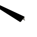 Schneefangblech | 2000 mm | Stahl 0,50 mm | 35 µm Mattpolyester | 33 Schwarz #1