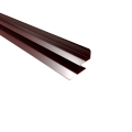 Selbstentlüftender Wandanschluss | 2000 mm | Stahl 0,50 mm | 25 µm Polyester | RAL 3005 Weinrot #1