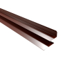 Selbstentlüftender Wandanschluss | 2000 mm | Stahl 0,50 mm | 25 µm Polyester | RAL 8012 Rotbraun #1