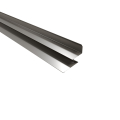 Selbstentlüftender Wandanschluss | 2000 mm | Stahl 0,50 mm | 25 µm Polyester | RAL 9007 Graualuminium #1