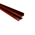 Selbstentlüftender Wandanschluss | 2000 mm | Stahl 0,50 mm | 35 µm Mattpolyester | 29 Rot #1