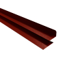 Selbstentlüftender Wandanschluss 2000 mm | Stahl 0,50 mm | 80 µm Shimoco | RAL 3009 Oxidrot Selbstentlüftender Wandanschluss | 2000 mm | Stahl 0,50 mm | 80 µm Shimoco | RAL 3009 Oxidrot #1