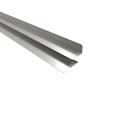 Selbstentlüftender Wandanschluss | 2000 mm | Aluminium 0,70 mm | 25 µm Polyester | RAL 9006 Weißaluminium #1