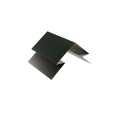 Verbindungsstück Selbstentlüftender First | 250 mm | Stahl 0,50 mm | 25 µm Polyester | RAL 6020 Chromoxidgrün #1