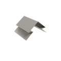 Verbindungsstück Selbstentlüftender First | 250 mm | Stahl 0,50 mm | 25 µm Polyester | RAL 7035 Lichtgrau #1
