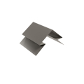 Verbindungsstück Selbstentlüftender First | 250 mm | Stahl 0,50 mm | 25 µm Polyester | RAL 9007 Graualuminium #1