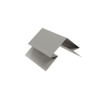 Verbindungsstück Selbstentlüftender First | 250 mm | Aluminium 0,70 mm | 25 µm Polyester | RAL 9006 Weißaluminium #1