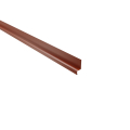 Sockelleiste | SONDERKANTTEIL | Stahl 0,63 mm | 25 µm Polyester | RAL 8004 Kupferbraun #1