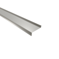 Sohlbank | 2000 mm | Stahl 0,75 mm | 25 µm Polyester | RAL 9006 Weißaluminium #1