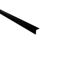 Traufenblech Typ 2 | 95° | SONDERKANTTEIL | Stahl 0,50 mm | 35 µm Mattpolyester | 33 Schwarz #1