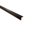 Traufenblech Typ 3 | 100° | SONDERKANTTEIL | Stahl 0,50 mm | 35 µm Mattpolyester | 32 Dunkelbraun #1