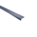 Traufenblech Typ 6 | 100° | SONDERKANTTEIL | Stahl 0,50 mm | 25 µm Polyester | RAL 5010 Enzianblau #1