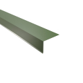 Traufenblech Typ 7 | 95° | SONDERKANTTEIL | Stahl 0,50 mm | 25 µm Polyester | RAL 6011 Resedagrün #1