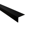 Traufenblech Typ 7 | 95° SONDERKANTTEIL | Stahl 0,50 mm | 80 µm Shimoco | RAL 9005 Tiefschwarz Traufenblech Typ 7 | 95° | SONDERKANTTEIL | Stahl 0,50 mm | 80 µm Shimoco | RAL 9005 Tiefschwarz #1
