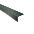 Traufenblech Typ 7 | 95° | SONDERKANTTEIL | Aluminium 0,70 mm | 25 µm Polyester | RAL 6005 Moosgrün #1