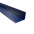 Wandanschluss | 95° | 2000 mm | Stahl 0,50 mm | 25 µm Polyester | RAL 5010 Enzianblau #1
