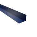 Wandanschluss Typ 1 | 90° SONDERKANTTEIL | Stahl 0,50 mm | 25 µm Polyester | RAL 5010 Enzianblau Wandanschluss Typ 1 | 90° | SONDERKANTTEIL | Stahl 0,50 mm | 25 µm Polyester | RAL 5010 Enzianblau #1
