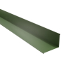 Wandanschluss Typ 1 | 90° SONDERKANTTEIL | Stahl 0,50 mm | 25 µm Polyester | RAL 6011 Resedagrün Wandanschluss Typ 1 | 90° | SONDERKANTTEIL | Stahl 0,50 mm | 25 µm Polyester | RAL 6011 Resedagrün #1