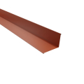 Wandanschluss Typ 2 | 95° SONDERKANTTEIL | Stahl 0,50 mm | 60 µm Puramid | RAL 8004 Kupferbraun Wandanschluss Typ 2 | 95° | SONDERKANTTEIL | Stahl 0,50 mm | 60 µm Puramid | RAL 8004 Kupferbraun #1