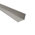 Wandanschluss Typ 3 | 100° | SONDERKANTTEIL | Stahl 0,50 mm | 25 µm Polyester | RAL 7035 Lichtgrau #1