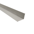 Wandanschluss Typ 3 | 100° | SONDERKANTTEIL | Stahl 0,63 mm | 25 µm Polyester | RAL 9002 Grauweiß #1