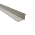 Wandanschluss Typ 3 | 100° | SONDERKANTTEIL | Stahl 0,75 mm | 60 µm Puramid | RAL 9002 Grauweiß #1