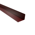 Wandanschluss Typ 5 | 95° | SONDERKANTTEIL | Stahl 0,50 mm | 25 µm Polyester | RAL 3005 Weinrot #1
