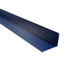 Wandanschluss Typ 5 | 95° | SONDERKANTTEIL | Stahl 0,50 mm | 25 µm Polyester | RAL 5010 Enzianblau #1
