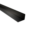 Wandanschluss Typ 5 | 95° | SONDERKANTTEIL | Stahl 0,50 mm | 25 µm Polyester | RAL 9005 Tiefschwarz #1