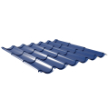 Pfannenblech Typ 2/1060 | Stahl 0,50 mm | 25 µm Polyester | RAL 5010 Enzianblau #1