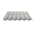 Pfannenblech Typ 2/1060 | Stahl 0,50 mm | 25 µm Polyester | RAL 9002 Grauweiß | Anti-Tropf 110 #2