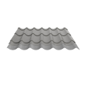 Pfannenblech Typ 2/1060 | Stahl 0,50 mm | 25 µm Polyester | RAL 9007 Graualuminium | Anti-Tropf 110 #2