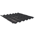 Pfannenblech Typ 2/1060 | Stahl 0,50 mm | 35 µm Mattpolyester | 23 Dunkelgrau | Anti-Tropf 70 #1