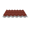 Pfannenblech Typ 2/1060 | Stahl 0,50 mm | 35 µm Mattpolyester | 29 Rot | Anti-Tropf 110 #2