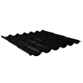 Pfannenblech Typ 2/1060 | Stahl 0,50 mm | 35 µm Mattpolyester | 33 Schwarz #1