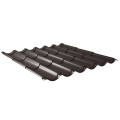 Pfannenblech Typ 2/1060 | Stahl 0,50 mm | 60 µm Puramid | RAL 8017 Schokoladenbraun | Anti-Tropf 70 #1