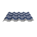 Pfannenblech Typ Europa | Stahl 0,50 mm | 25 µm Polyester | RAL 5010 Enzianblau | Anti-Tropf 110B #2