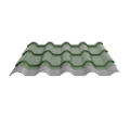 Pfannenblech Typ Europa | Stahl 0,50 mm | 25 µm Polyester | RAL 6011 Resedagrün | Anti-Tropf 110B #2