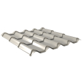 Pfannenblech Typ Europa | Stahl 0,50 mm | 25 µm Polyester | RAL 9006 Weißaluminium | Anti-Tropf 110B #1