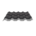 Pfannenblech Typ Europa | Stahl 0,50 mm | 35 µm Mattpolyester | 23 Dunkelgrau | Anti-Tropf 110B #2