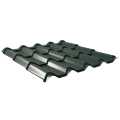 Pfannenblech Typ Europa | Aluminium 0,70 mm | 25 µm Polyester | RAL 6005 Moosgrün | Anti-Tropf 110B #1